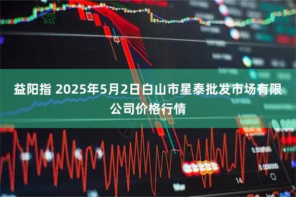 益阳指 2025年5月2日白山市星泰批发市场有限公司价格行情