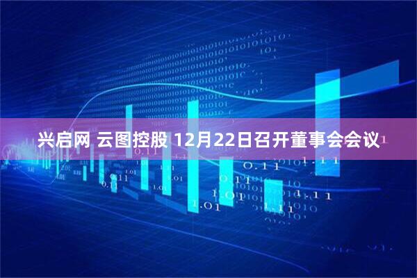 兴启网 云图控股 12月22日召开董事会会议