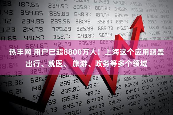 热丰网 用户已超8800万人！上海这个应用涵盖出行、就医、 旅游、政务等多个领域