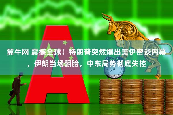 翼牛网 震撼全球！特朗普突然爆出美伊密谈内幕，伊朗当场翻脸，中东局势彻底失控